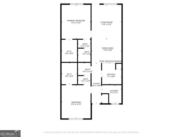 2165 Milledge Dr S Unit B6, Athens, GA 30605 - view of home floor plan