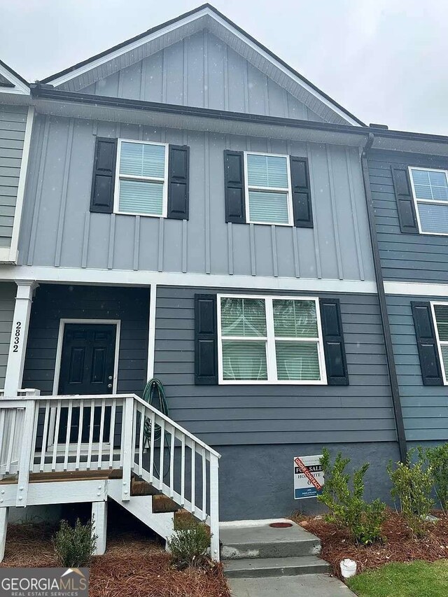 2832 Saratoga Lake Vw, Decatur, GA 30034 - view of front of property featuring board and batten siding