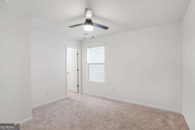 3848 Hester St, Duluth, GA 30097 - empty room featuring carpet floors and ceiling fan