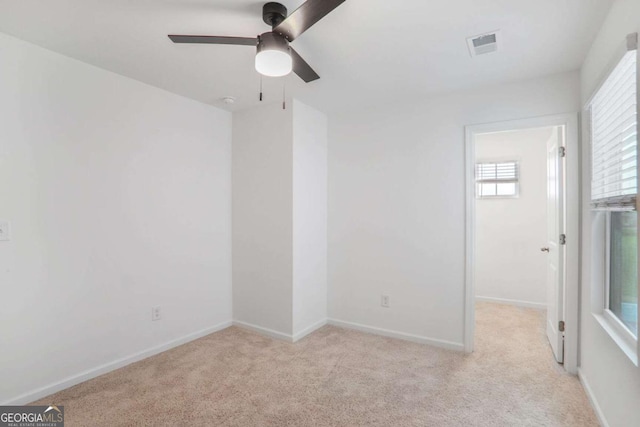 3848 Hester St, Duluth, GA 30097 - unfurnished room featuring ceiling fan and light colored carpet