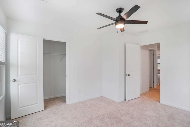 3848 Hester St, Duluth, GA 30097 - unfurnished bedroom featuring carpet flooring, a closet, and ceiling fan