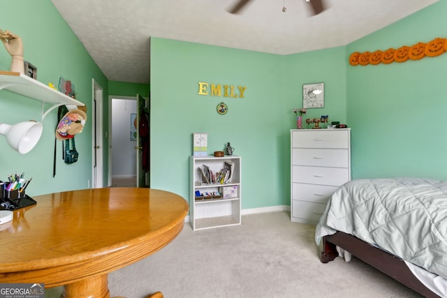570 White Stag Ct, Suwanee, GA 30024 - bedroom featuring carpet flooring and ceiling fan