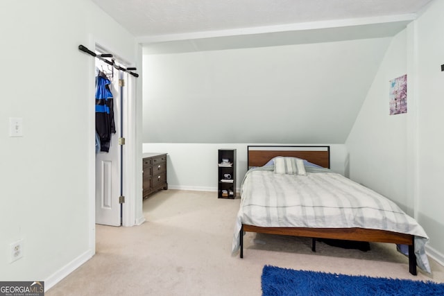 570 White Stag Ct, Suwanee, GA 30024 - bedroom with carpet flooring and vaulted ceiling
