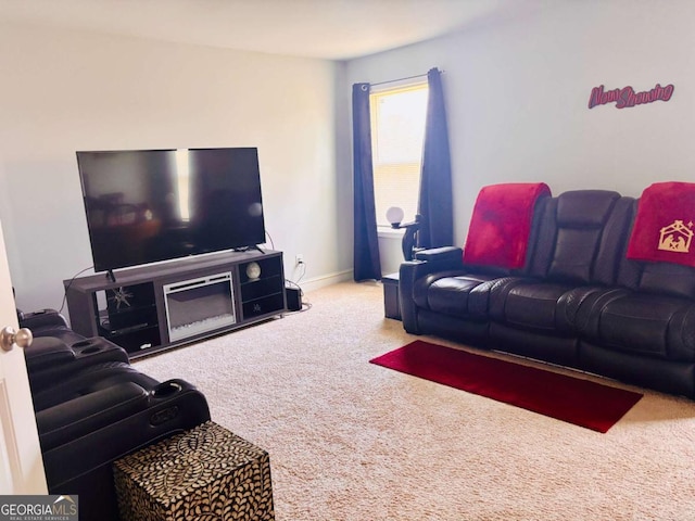 38 Lavender Ct, Dallas, GA 30132 - carpeted living room featuring baseboards