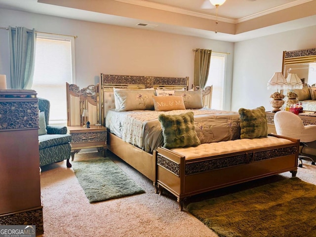 38 Lavender Ct, Dallas, GA 30132 - carpeted bedroom featuring crown molding