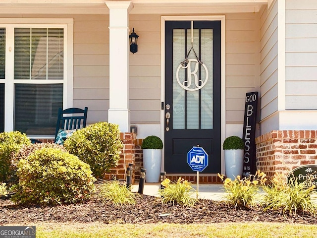 38 Lavender Ct, Dallas, GA 30132 - view of exterior entry with covered porch