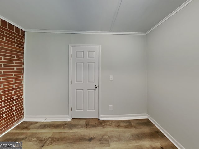7054 Chappell Cir, Atlanta, GA 30360 - spare room featuring wood finished floors, ornamental molding, and baseboards