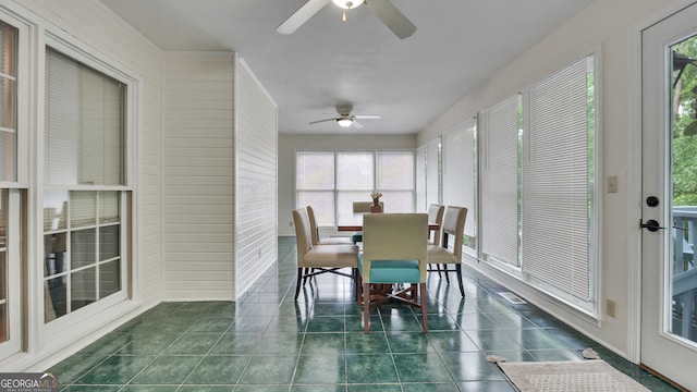 224 Rolling Oaks Dr, Rome, GA 30165 - sunroom with tile patterned floors and healthy amount of natural light