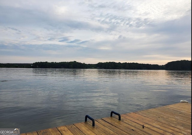 393 Arrowhead Trl, Eatonton, GA 31024 - dock area featuring a water view