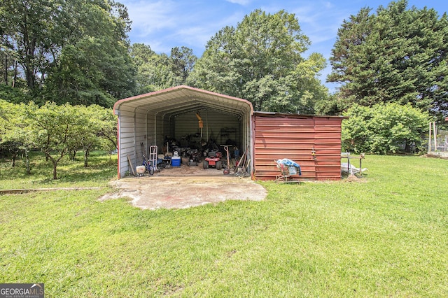 564 Peters St, Statham, GA 30666 - view of outdoor structure with a detached carport