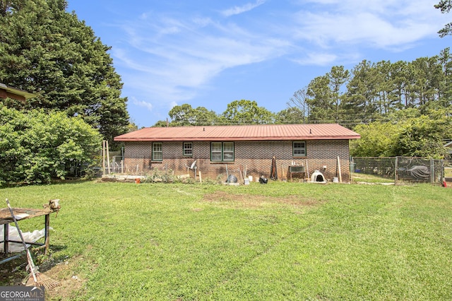 564 Peters St, Statham, GA 30666 - rear view of property with brick siding