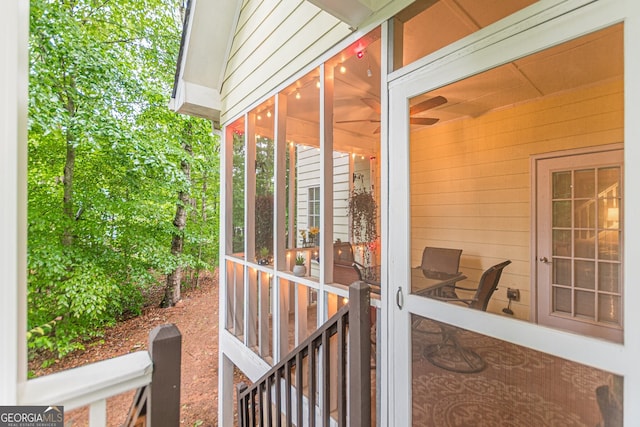 5767 Wembley Dr, Douglasville, GA 30135 - view of patio / terrace featuring a sunroom