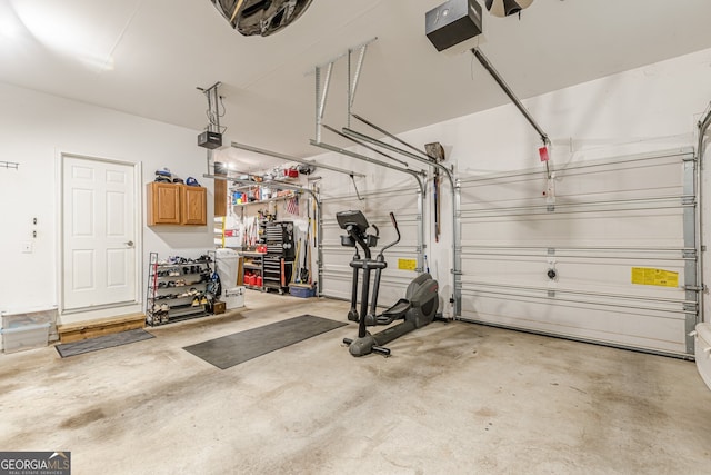 5767 Wembley Dr, Douglasville, GA 30135 - garage with a garage door opener