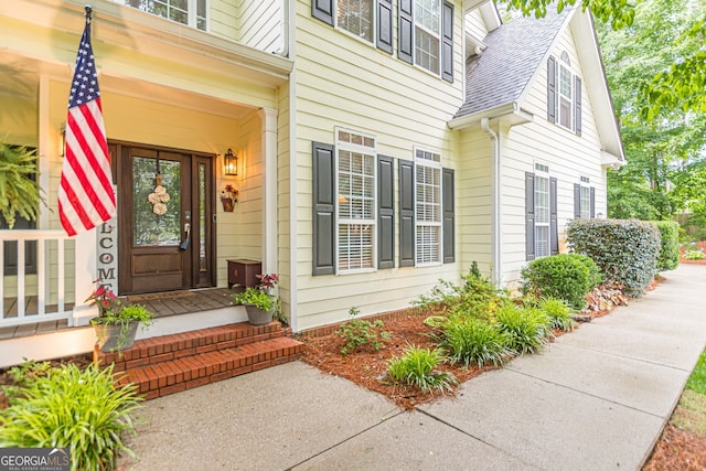5767 Wembley Dr, Douglasville, GA 30135 - entrance to property with roof with shingles