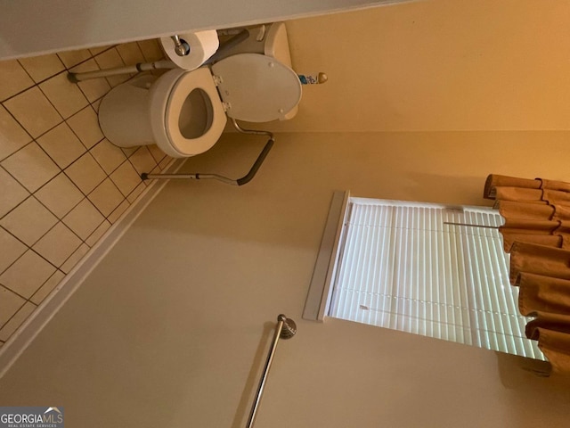 404 S Baker St, Glennville, GA 30427 - bathroom with toilet