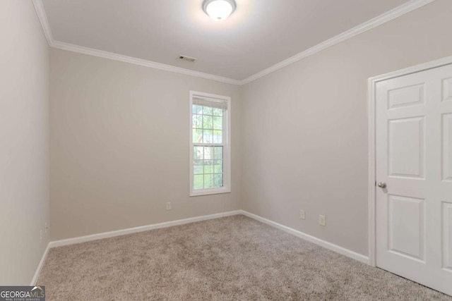 2378 Randall Ave, Lithonia, GA 30058 - unfurnished room with ornamental molding, carpet floors, and baseboards