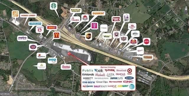 268 Rydal Way, Winder, GA 30680 - map of property / related area