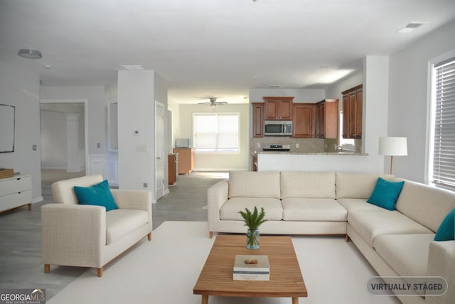 3700 Newhalem St SW, Atlanta, GA 30331 - living room with light wood finished floors