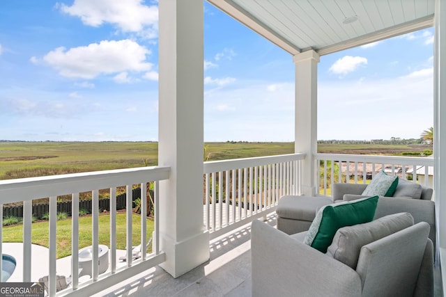 50 Frederica Oaks Ln, Saint Simons, GA 31522 - balcony with a view of rural / pastoral area