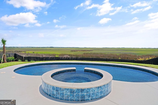 50 Frederica Oaks Ln, Saint Simons, GA 31522 - view of pool with a pool with connected hot tub