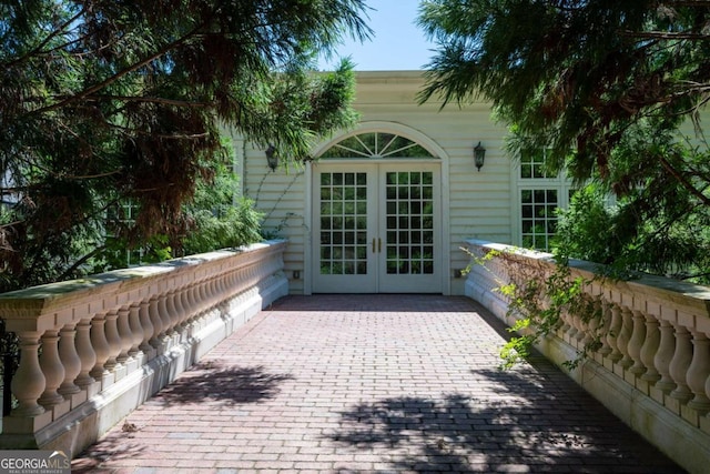 4790 Shallowford Rd, Roswell, GA 30075 - view of patio featuring french doors