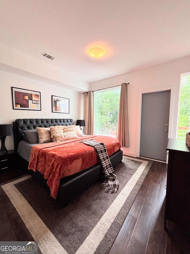 1463 Macklone St NE, Atlanta, GA 30307 - bedroom featuring dark wood-style flooring