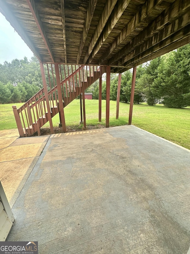 80 Fields Creek Way, Covington, GA 30016 - view of patio / terrace with stairway