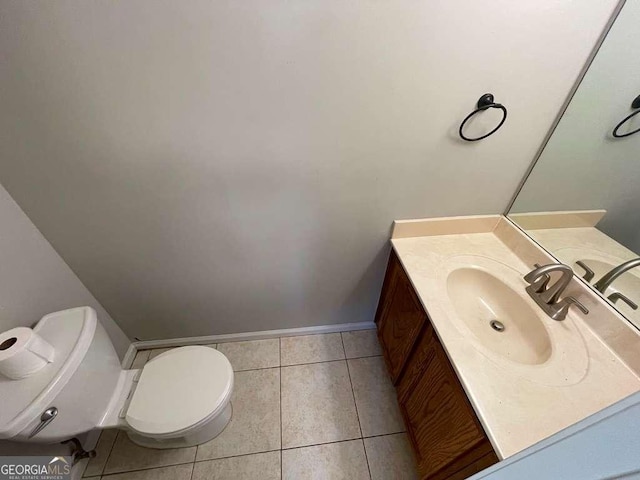 3251 Avensong Village Cir, Milton, GA 30004 - bathroom with vanity and tile patterned flooring