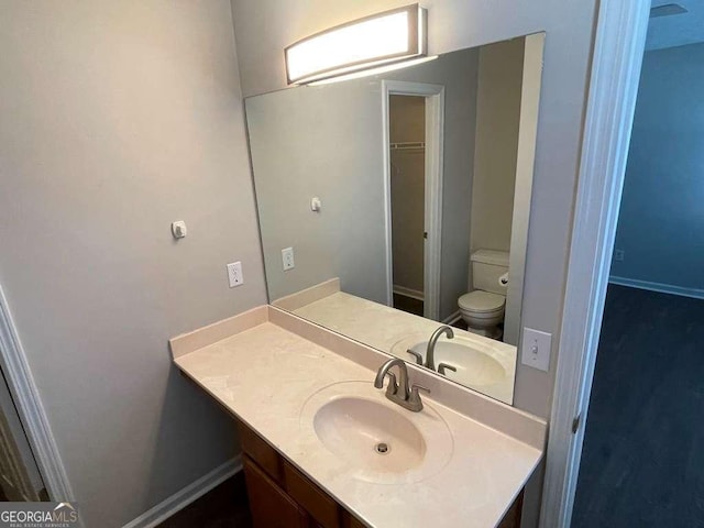 3251 Avensong Village Cir, Milton, GA 30004 - bathroom featuring toilet and vanity