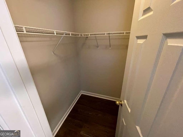 3251 Avensong Village Cir, Milton, GA 30004 - walk in closet featuring wood finished floors
