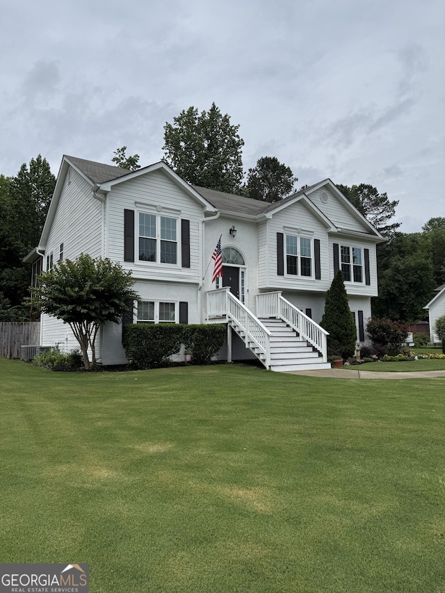 60 Buck Trl, Newnan, GA 30265 - split foyer home featuring a front lawn