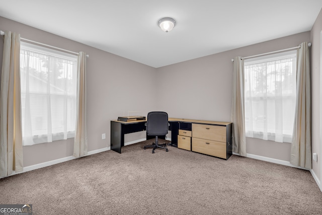1861 Skyline Dr, Toccoa, GA 30577 - carpeted office space featuring baseboards