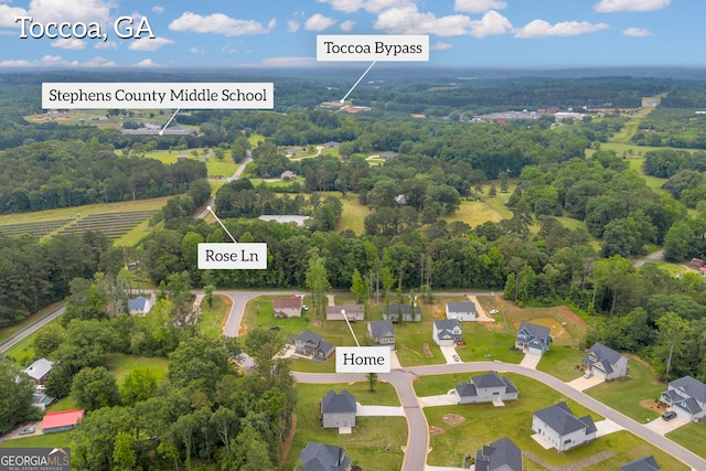 1861 Skyline Dr, Toccoa, GA 30577 - view of property location
