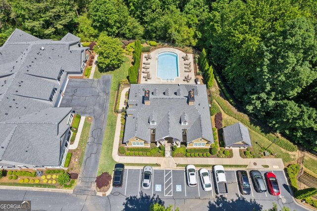 2565 Grapevine Cir Unit 103, Cumming, GA 30041 - aerial view of a pool