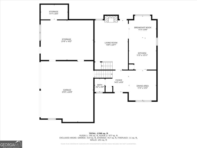 60 Independence Ave, Dallas, GA 30132 - floor plan / room layout