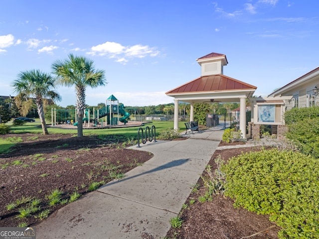 111 Moonlight Trl, Port Wentworth, GA 31407 - surrounding community featuring a gate