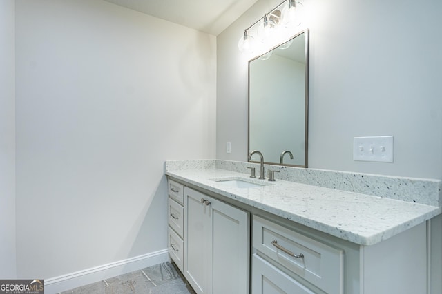 2265 Mobley Bridge Rd, Hogansville, GA 30230 - bathroom with baseboards and vanity