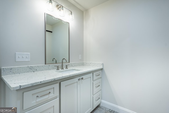 2265 Mobley Bridge Rd, Hogansville, GA 30230 - bathroom with vanity and baseboards