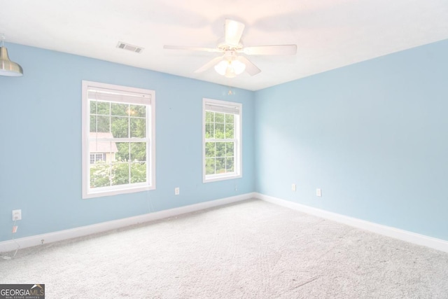 105 Westchester Dr Unit C4, Athens, GA 30606 - carpeted spare room with baseboards and a ceiling fan