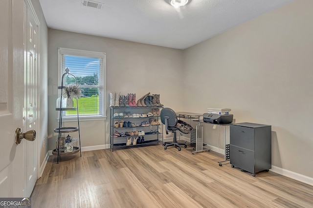 10 1st Ave E, Newnan, GA 30265 - office featuring light wood-style flooring and baseboards