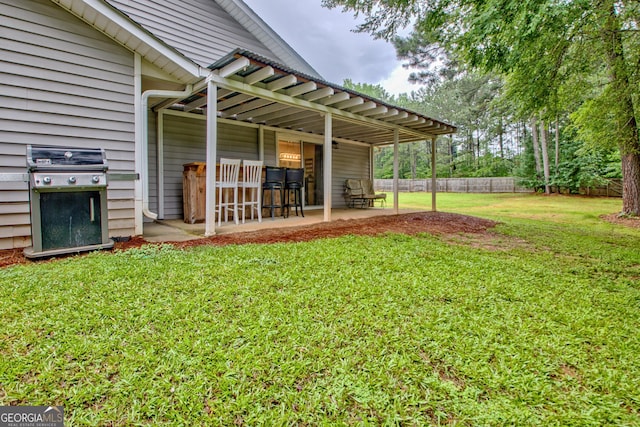 10 1st Ave E, Newnan, GA 30265 - view of yard with a patio area