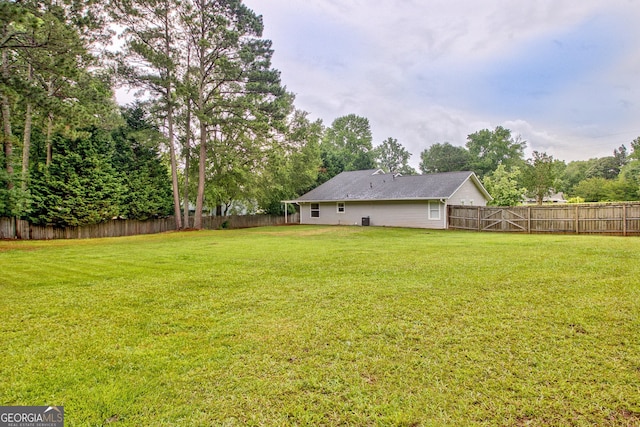 10 1st Ave E, Newnan, GA 30265 - view of yard featuring view of wooded area