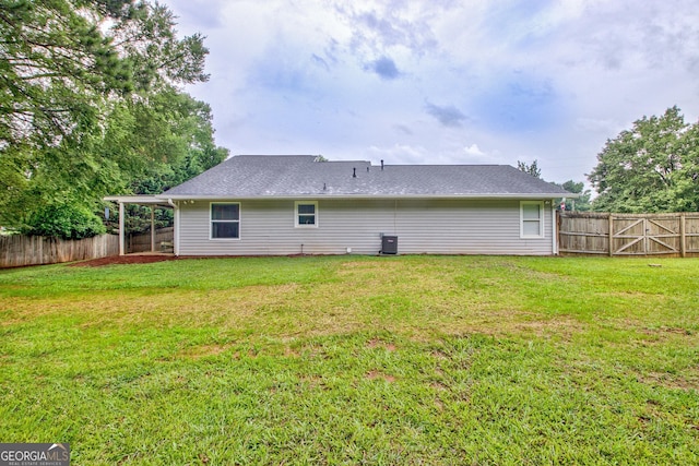 10 1st Ave E, Newnan, GA 30265 - back of property featuring cooling unit