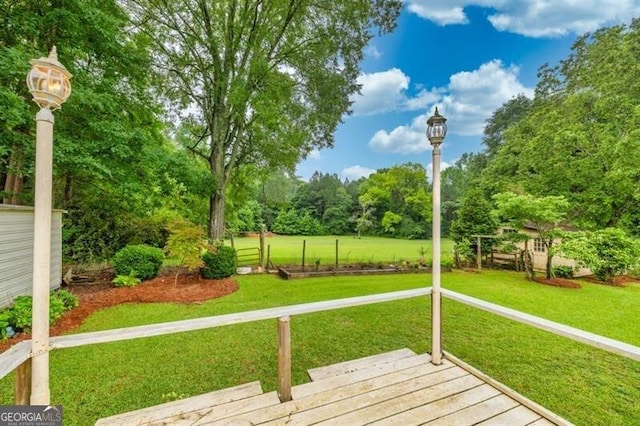 8140 Wood St SE, Covington, GA 30014 - view of wooden deck