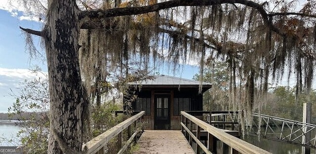 222 Park View Ln, Kingsland, GA 31548 - dock area with a water view