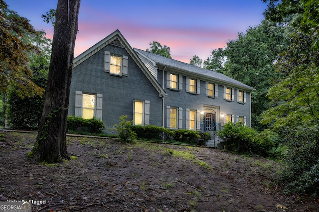 386 Link Rd, Alpharetta, GA 30022 - colonial inspired home with brick siding