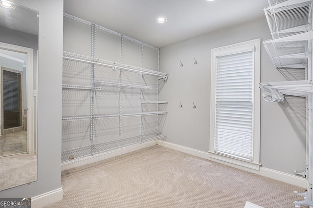 386 Link Rd, Alpharetta, GA 30022 - walk in closet featuring carpet floors