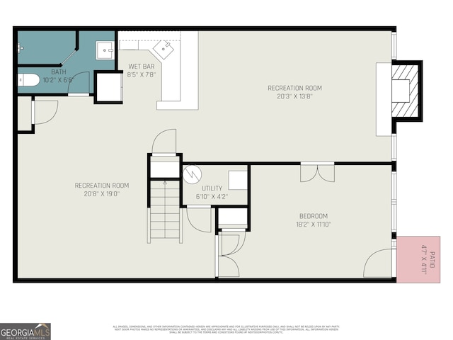 386 Link Rd, Alpharetta, GA 30022 - room layout