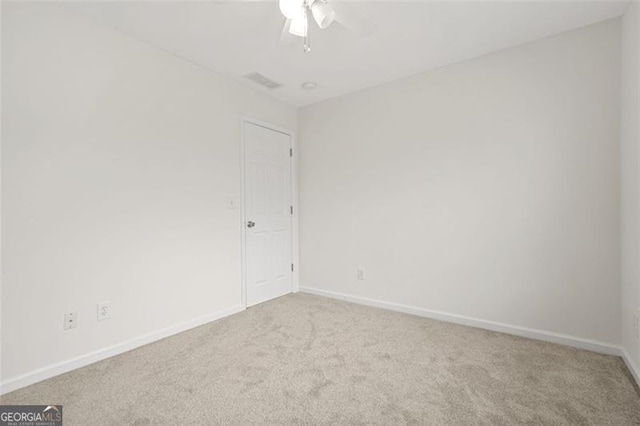 606 Hay Meadow Pl, Acworth, GA 30102 - empty room featuring carpet flooring and ceiling fan