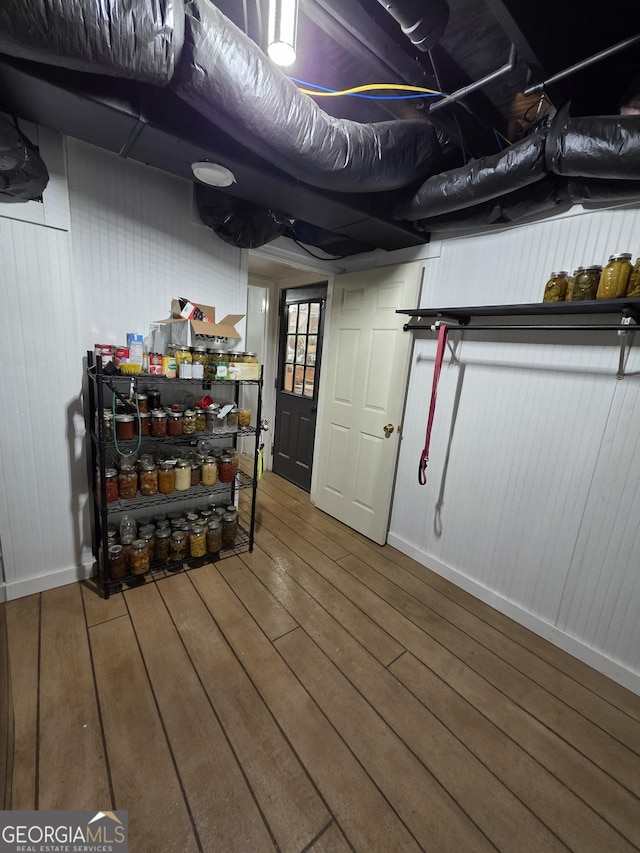 245 Freestone Dr, Newnan, GA 30265 - finished basement featuring hardwood / wood-style floors and baseboards